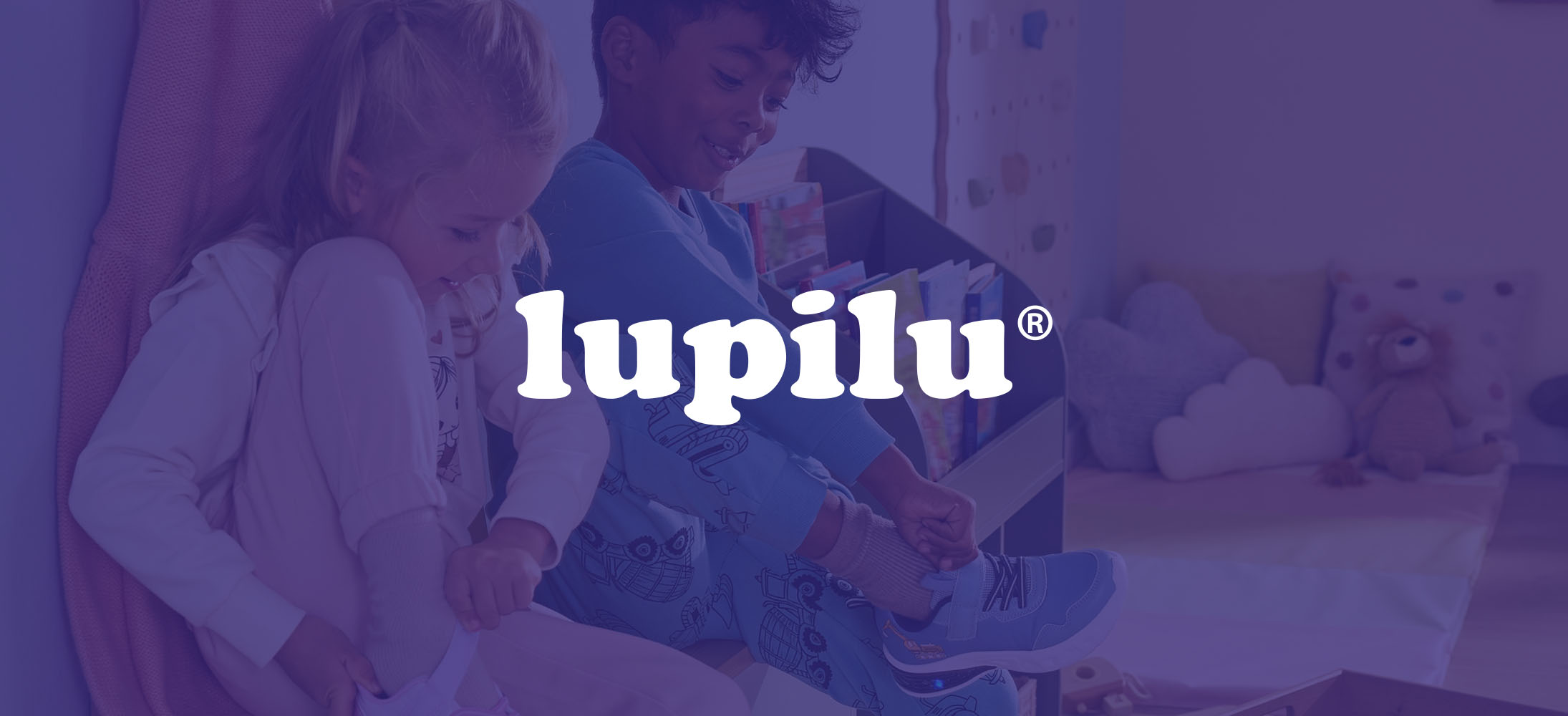 Logo der Marke "lupilu®" auf Imagebild.