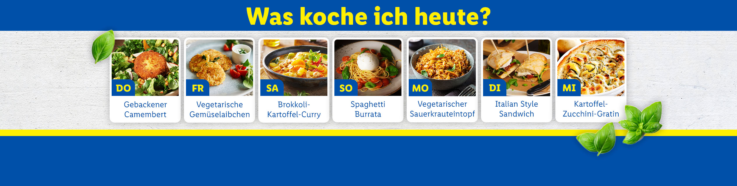 Rezeptideen ab Do. 23.1.