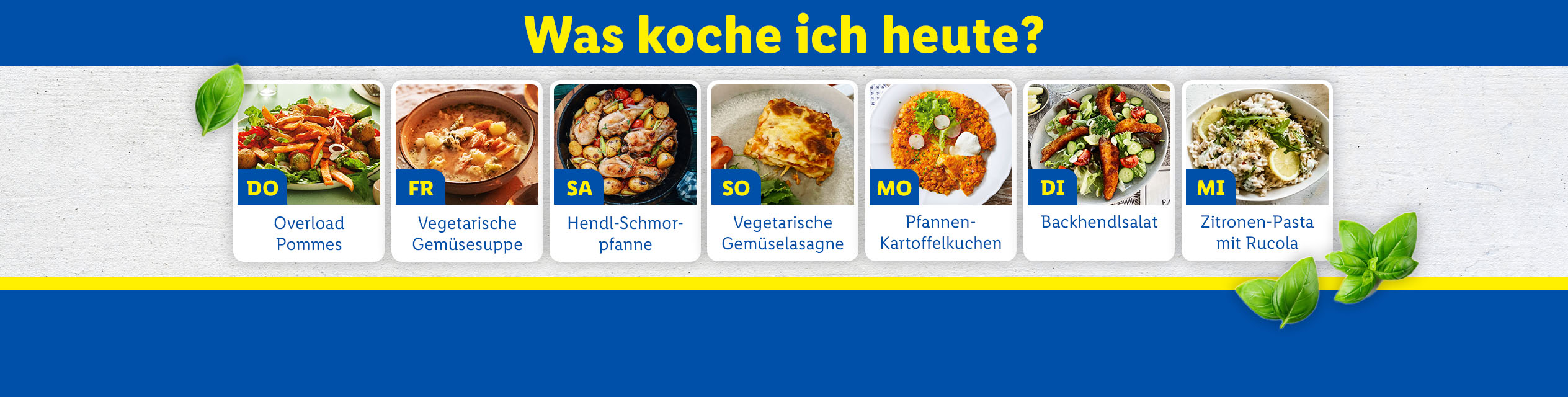 Rezeptideen ab Do. 6.3.