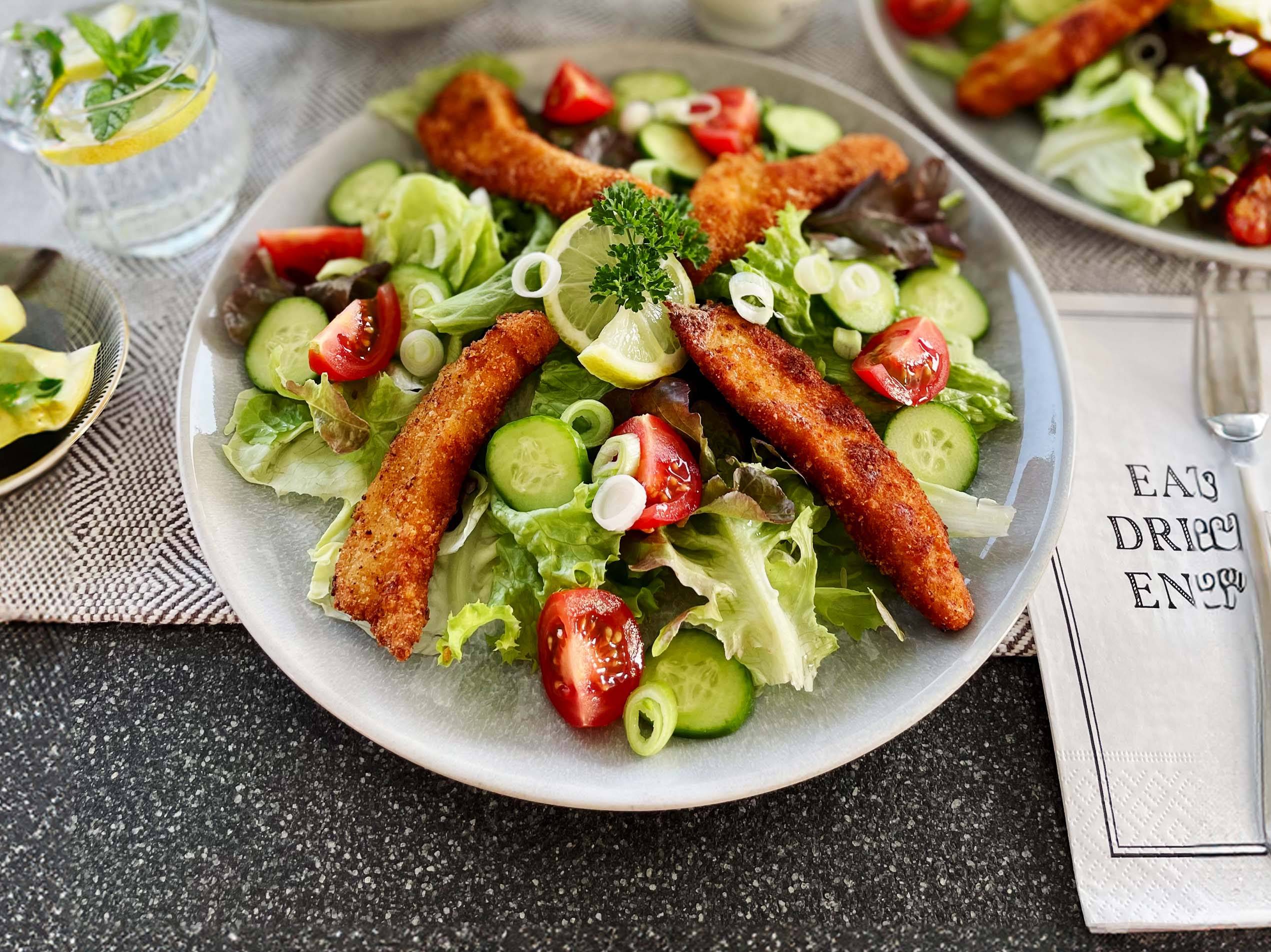 Backhendlsalat