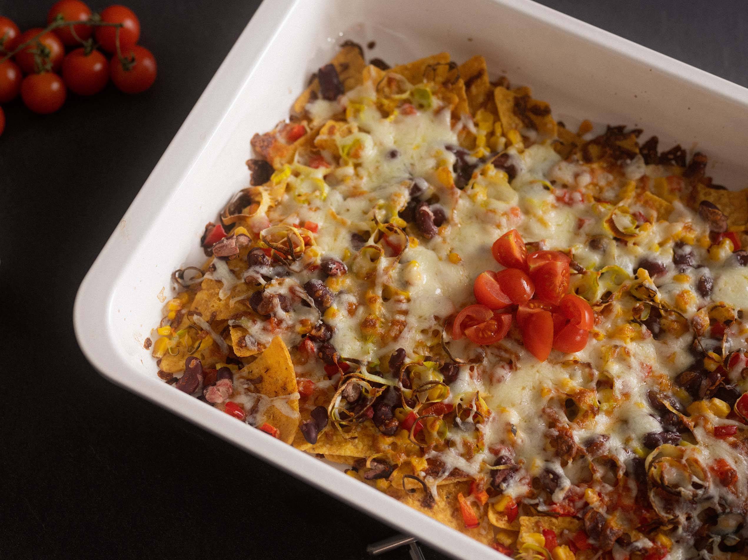 Überbackene Nachos