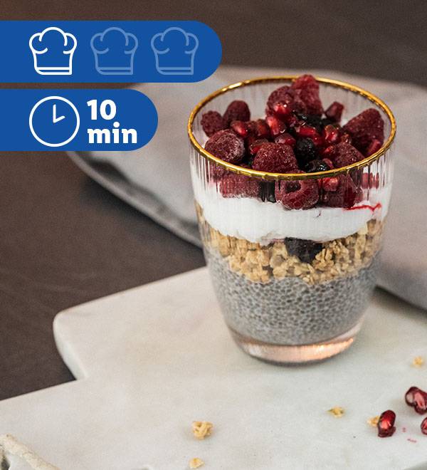 Veganer Chia-Pudding