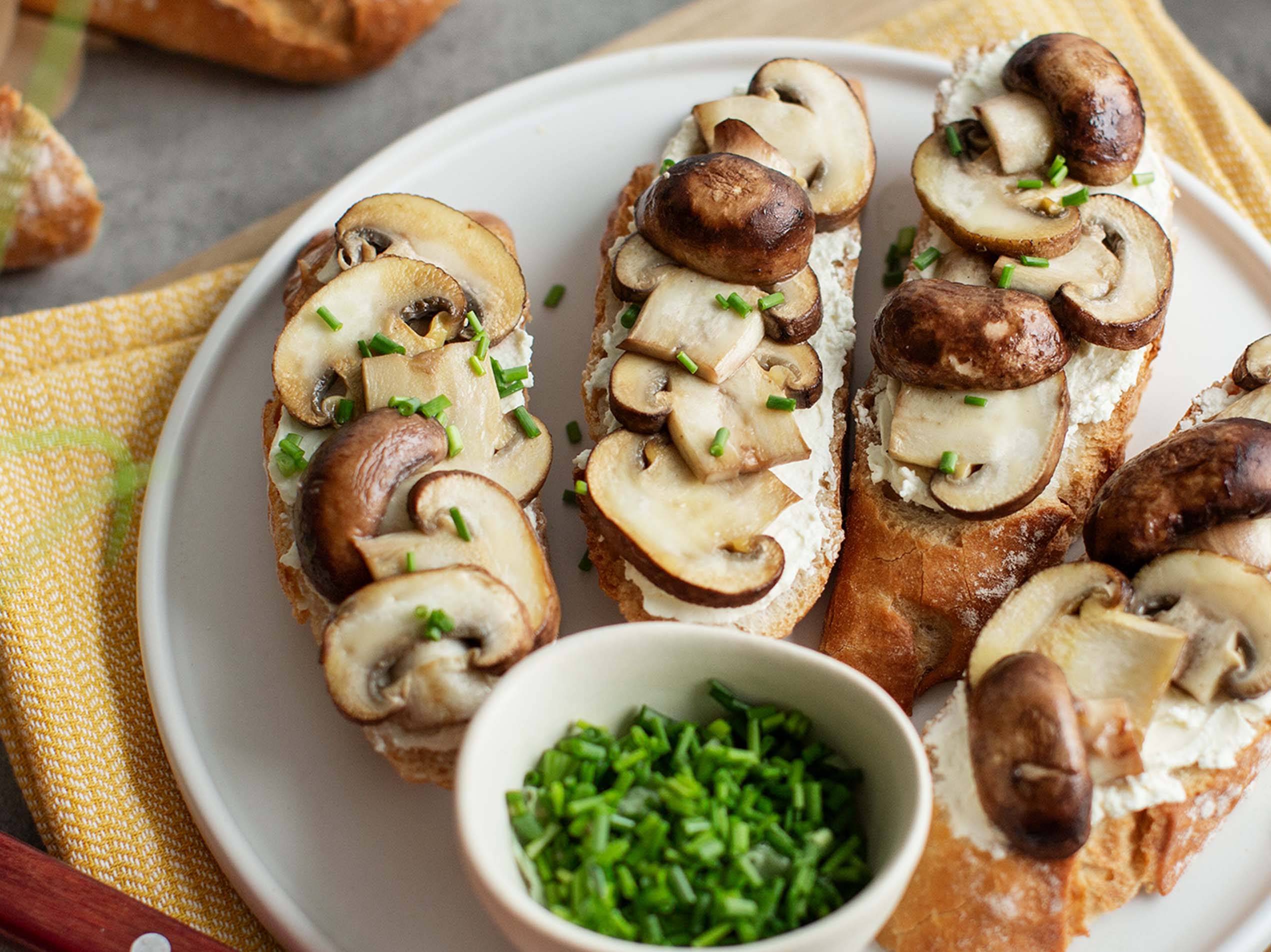 Champignon-Bruschetta