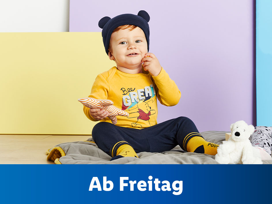 Babybekleidung und Spielzeug