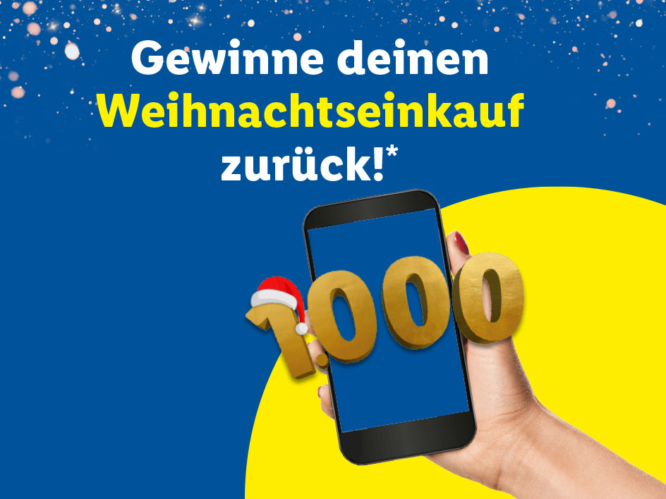 Gewinne deinen Weihnachtseinkauf zurück!